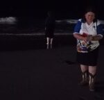 DG Corinna on the beach